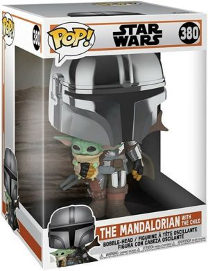 Funko POP! Star Wars The Mandalorian - The Mandalorian with the Child 25cm