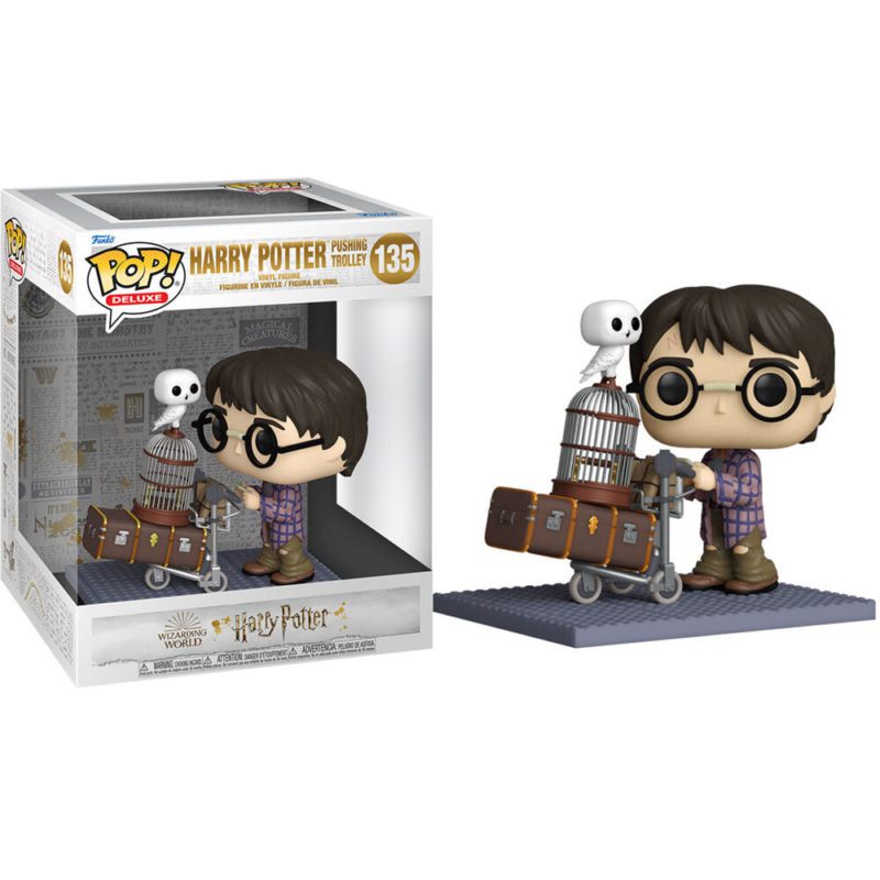 Funko POP! Harry Potter Deluxe Harry Potter Pushing Trolley