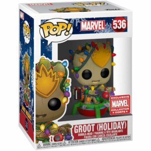 Funko POP! Marvel Guardians of the Galaxy Groot (Holiday) Limitierte Auflage Collector Corps