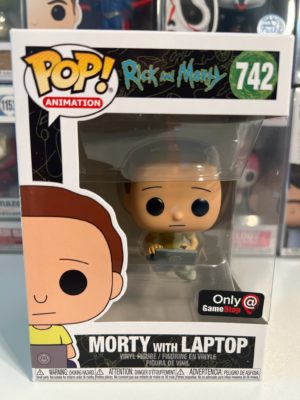 Funko POP! Animation Rick & Morty - Morty with Laptop Limited Edition GameStop - Imperfect Box