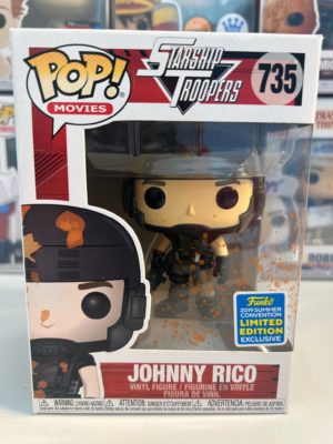 Funko POP! Movies Starship Troopers Johnny Rico Edition Limitée Summer Convention 2019 - Boîte Imparfaite