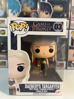 Funko POP! Television Le Trône de Fer Daenerys Targaryen avec Dragon - Boîte Imparfaite