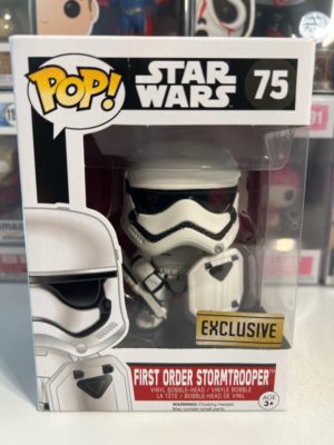 Funko POP! Star Wars First Order Stormtrooper (Riot Gear) Edition Limitée - Boîte Imparfaite