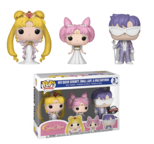 Funko POP! 3 Pack Animation Sailor Moon Neo Queen Serenity, Small Lady, & King Endymion Limited Edition