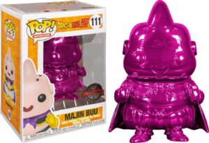 Funko POP! Animation Dragon Ball Z Majin Buu Chrome Pink Limited Edition