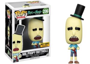 Funko POP! Animation Rick & Morty Mr. Poopy Butthole (Gunshot) Limited Edition