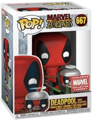 Funko POP! Marvel Zombies Deadpool with Headpool Limited Edition Collector Corps
