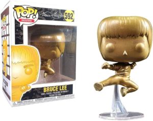 Funko POP! Movies Game of Death Bruce Lee (Flying Man Gold) Limitierte Auflage