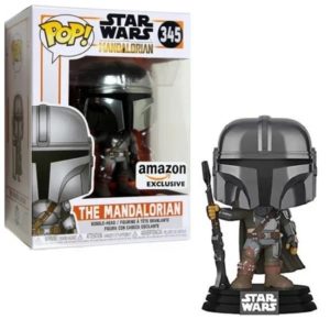 Funko POP! The Mandalorian Beskar Armure de Corps Chrome Casque Edition Limitée Amazon