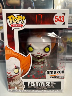 Funko POP! Movies CA Pennywise (Grippe-Sou) with Severed Arm Edition Limitée Amazon - Boîte Imparfaite