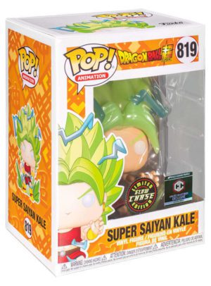 Funko POP! Animation Dragon Ball Super - Super Saiyan Kale (With Energy) Glow in the Dark Limited Edition Chase Chalice Collectibles + Acrylic Box