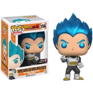 Funko POP! Animation Dragon Ball Z Resurrection F Super Saiyan God Super Saiyan Vegeta Metallic Limited Edition GameStop + Acrylic Box