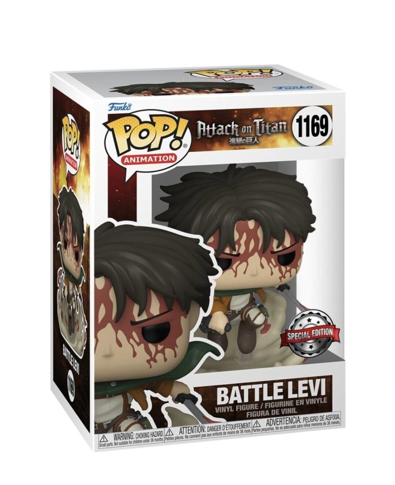 Funko POP! Animation L’Attaque des Titans Battle Levi Edition Limitée