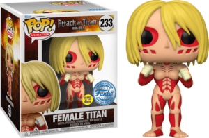 Funko POP! Animation Attack on Titan Female Titan Glow in the Dark Limited Edition 15cm