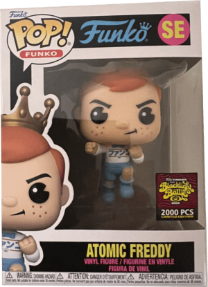 Funko POP! Funko Freddy Funko - Atomic Freddy Limitierte Auflage 2000 Stück Blacklight Battle 2022