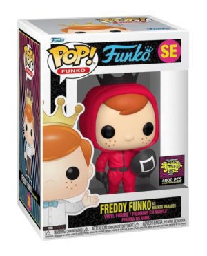 Funko POP! Funko Freddy Funko as Masked Manager Limitierte Auflage 4000 Stück Blacklight Battle 2022