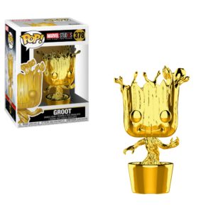 Funko POP! Guardians of the Galaxy Dancing Groot Chrome Gold