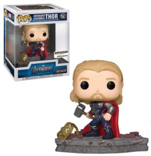 Funko POP! Marvel Deluxe Avengers Assemble Thor Edition Limitée Amazon