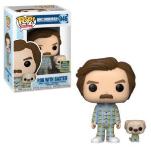 Funko POP! Movies Anchorman – Die Legende von Ron Burgundy - Ron with Baxter Limitierte Auflage Summer Convention 2020