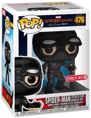 Funko POP! Spider-Man Far From Home Spider-Man (Stealth Suit, Goggles Up) Edition Limitée Target
