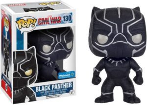 Funko POP! Marvel Captain America Civil War - Black Panther (Masked) (Onyx Glitter) Limited Edition Walmart