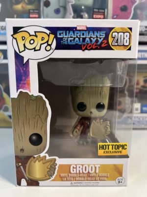 Funko POP! Guardians of the Galaxy Groot (Jumpsuit and Patch) Limitierte Auflage – Unvollkommene Box