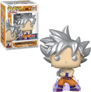 Funko POP! Animation Dragon Ball Super Goku (Ultra Instinct with Kamehameha) Métallique Edition Limitée Fall Convention 2022