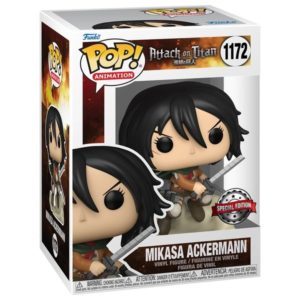 Funko POP! Animation Attack on Titan Mikasa Ackermann (Survey Corps Action Pose) Limitierte Auflage