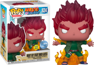 Funko POP! Animation Naruto Shippuden Might Guy (Eight Inner Gates) Glow in the Dark Limited Edition