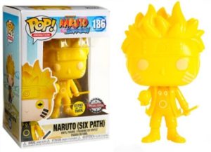 Funko POP! Animation Naruto Shippuden Naruto (Six Path) (Yellow) Glow in the Dark Limited Edition