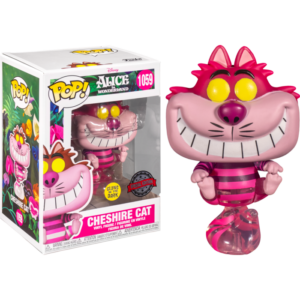 Funko POP! Disney Alice in Wonderland Cheshire Cat (Translucent Tail) Glow in the Dark Limited Edition