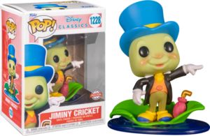 Funko POP! Disney Classics Pinocchio - Jiminy Cricket (Auf Blatt) Limitierte Auflage
