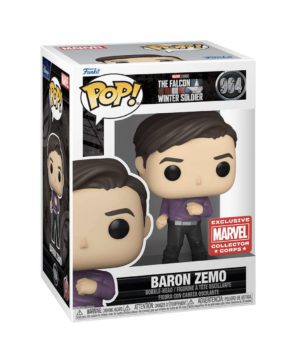 Funko POP! Falcon et le Soldat de l'Hiver - Baron Zemo (Dancing) Edition Limitée Collector Corps