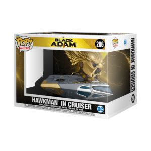 Funko POP! Rides Movies Black Adam Hawkman in Cruiser 15cm