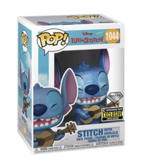 Funko POP! Disney Lilo et Stitch - Stitch avec Ukulele Diamond Edition Limitée Entertainment Earth