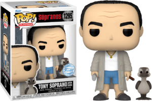 Funko POP! Television Die Soprano Tony Soprano with Duck Limitierte Auflage