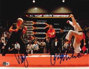 Photo Karate Kid Signed by Ralph Macchio and William Zabka with Authentication