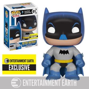 Funko POP! DC Super Heroes Retro Batman Limited Edition Entertainment Earth