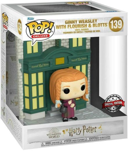 Funko POP! Harry Potter Deluxe  Ginny Weasley with Flourish & Blotts Edition Limitée 15cm