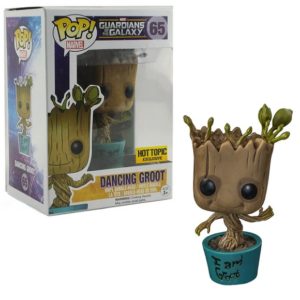 Funko POP! Marvel Guardians of the Galaxy Dancing Groot (Blau) Limitierte Auflage Hot Topic