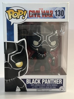 Funko POP! Marvel Captain America Civil War - Black Panther (Masked) - Imperfect Box
