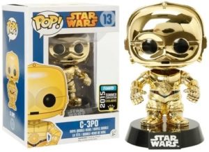 Funko POP! Star Wars C-3PO (Chrome Metallic) Limiierte Auflage Summer Convention 2015