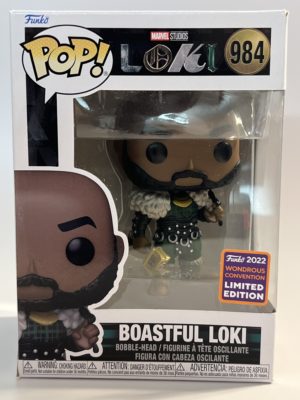 Funko POP! Television Loki - Boastful Loki Edition Limitée Wondrous Convention 2022 - Boîte Imparfaite