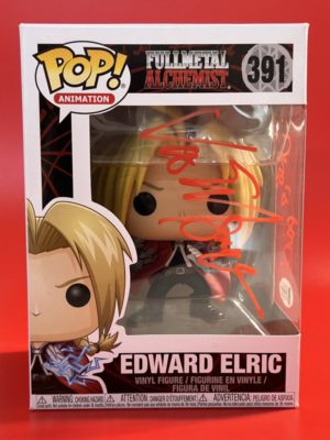 Funko POP! Animation Fullmetal Alchemist Edward Elric Signed by Vic Mignogna with Authentication + Acrylic Box