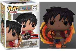 Funko POP! Animation One Piece Red Hawk Luffy Glow in the Dark Limited Edition Chase AAA Anime