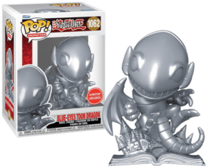 Funko POP! Animation Yu-Gi-Oh! Blue-Eyes Toon Dragon (Silver) Limitierte Auflage GameStop + Acrylbox
