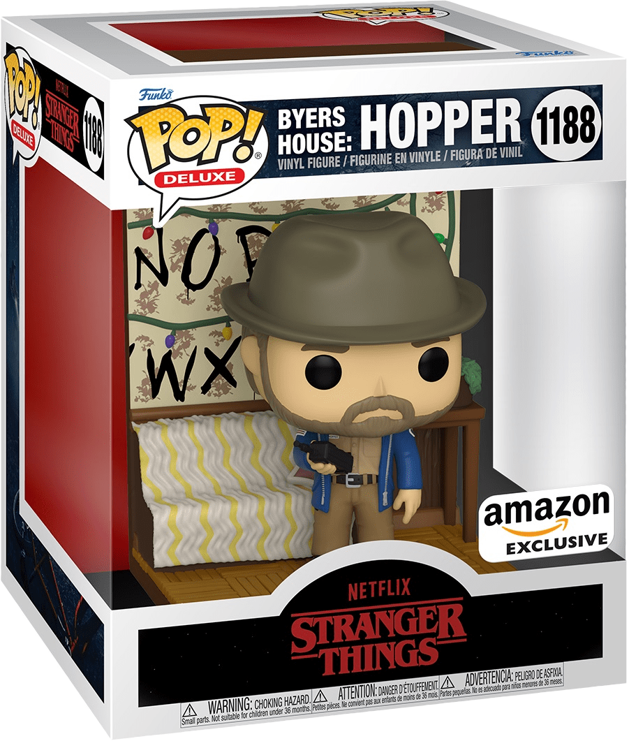 Funko POP! Deluxe Television Stranger Things Byers House - Hopper Limited  Edition