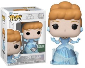 Funko POP! Disney 100th Cendrillon (1950) - Cendrillon Diamond Edition Limitée Barnes & Nobles + Boîte Acrylique