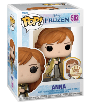Funko POP! Disney Die Eiskönigin: Völlig unverfroren - Anna mit Pin Limitierte Auflage