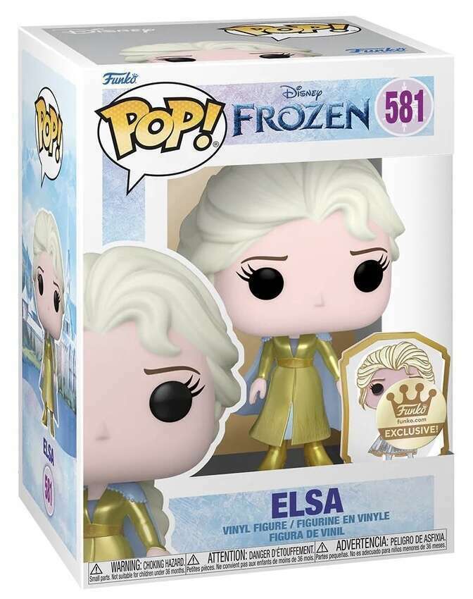 Funko POP! Disney La Reine des Neiges - Elsa avec Pin Edition